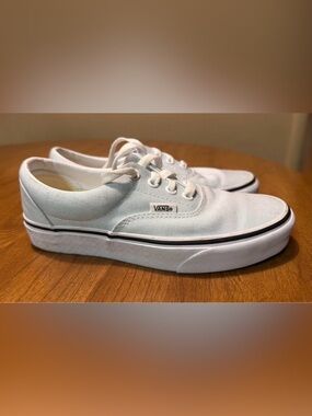 Vans Classic Light Blue Lace-Up Sneakers